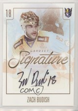 2017-18 Cardset Finland SM-Liiga Signatures 24/125 Zach Budish Auto k6i