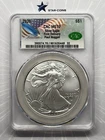 2026 Silver Eagle CAC MS70 First Delivery Paul Nugget Signature Label