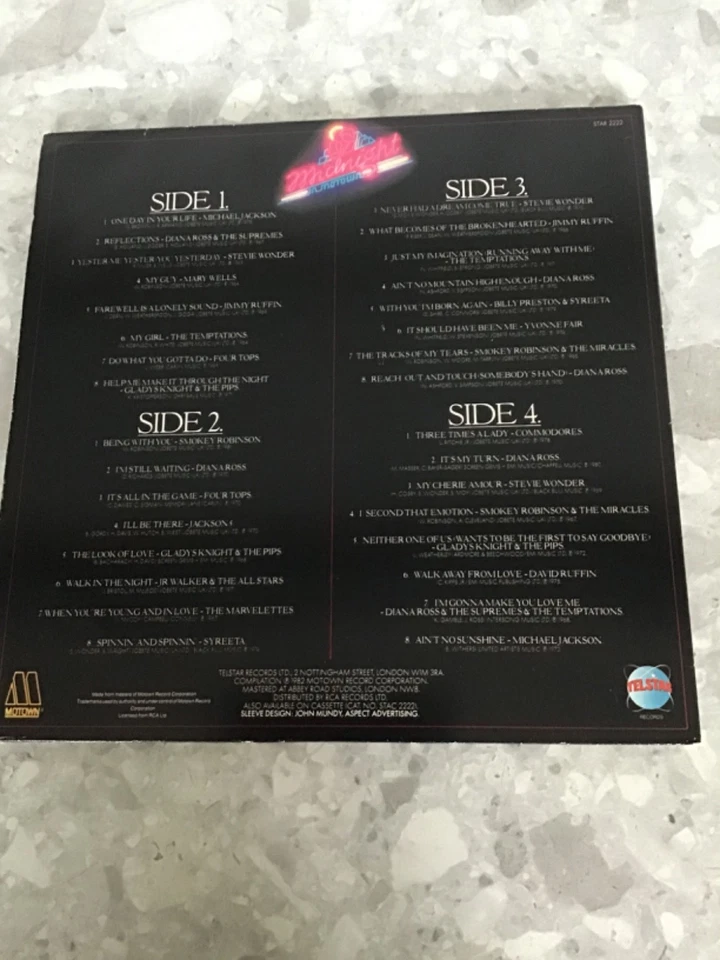 Bundle of 5 Classic Tamla Motown LPs Great Condition. - Image 4 of 4