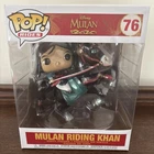 Funko Pop! Rides: Disney - Mulan Riding Khan (6 inch) #76 New In Box
