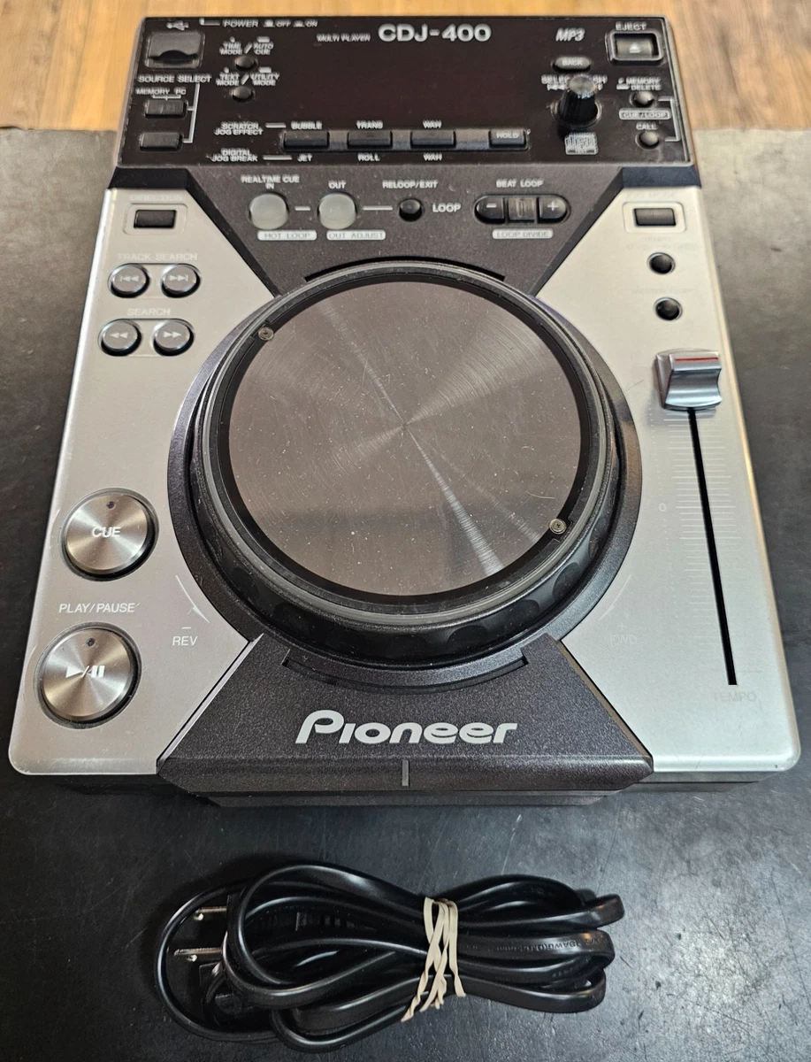 ジャンク品 Pioneer DJ CDJ-400 パイオニア Pioneer DJ CDJ-400 Pair Digital CD Player DJ Turntable Tested