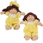 Cabbage Patch Kids CPK Dolls Red/Brown Hair Brown Eyes Caucasian Yellow Outfit