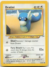 Dratini 63/105 Common Neo Destiny Pokemon Unlimited Moderately Played on eBay
