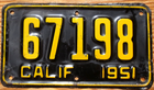 Item photo. Show Listing Details page. Listing 1951 California Motorcycle License Plate Number Tag