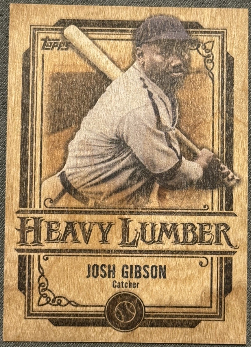 2025 Topps Update Josh Gibson Heavy Lumber SSP Case Hit HL-63 Homestead