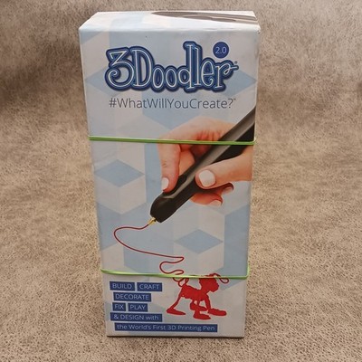 3Doodler 2.0 3D Printing Pen Bundle Extras Untested 2 Pens Powers On READ