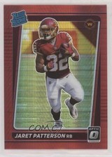 2021 Panini Donruss Optic Rated Rookie Red Hyper Prizm Jaret Patterson #297 07ey