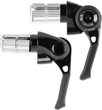 microSHIFT BS-A12 Bar End Road Shifter Set - 2x 12-Speed, 12-Speed Road