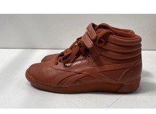 Reebok Women Freestyle Hi 320FY5499 Red Leather Shoes VTG US 6.5