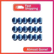 10mm, 8mm 6mm Cat's Eye Bead Strands Grade A Fiber Optic, 32 Colors to Choose