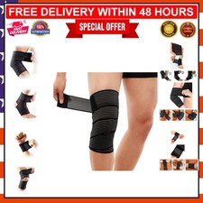 180cm Extra-Long Elastic Ankle Wrap - Breathable Compression Support for Sports