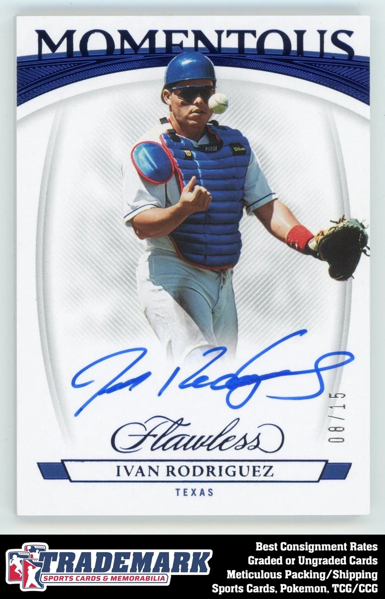 Las mejores ofertas en Panini Ivan Rodriguez con número de serie