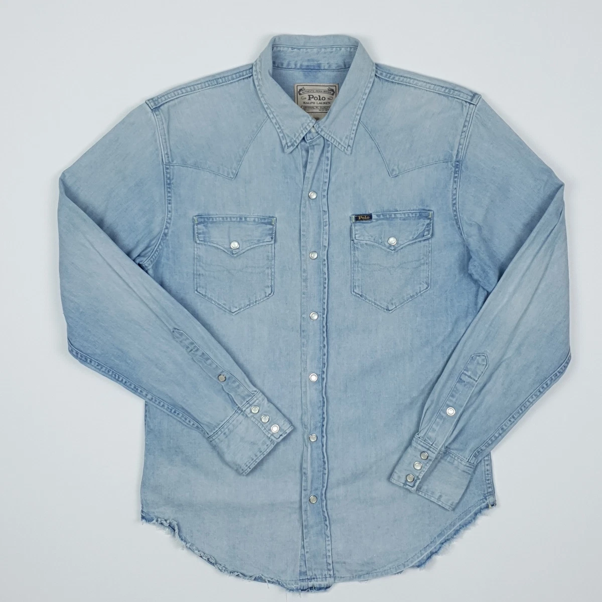 Polo Ralph Lauren Denim Western Casual Button-Down Shirts for Men
