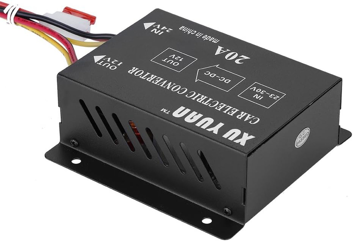 Convertitore 24V a 12V 40A - Riduttore Tensione per Camion e Camper