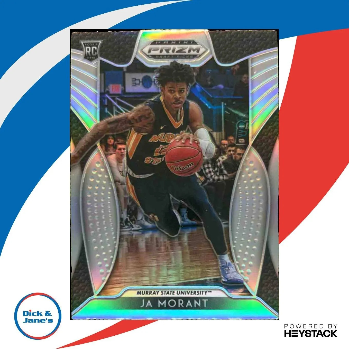 2019-20 Panini Prizm Draft Picks Ja Morant Prizms Silver #2 RC