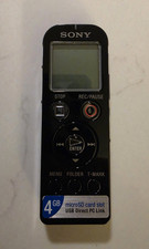 Sony ICD-UX523 4GB Digital Voice Recorder MicroSD USB Voice-Activated MP3 45hr