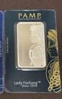 1 Oz Silver Bullion Bar Pamp Suisse 45th Anniversary 1 Oz ~Low Cert #~