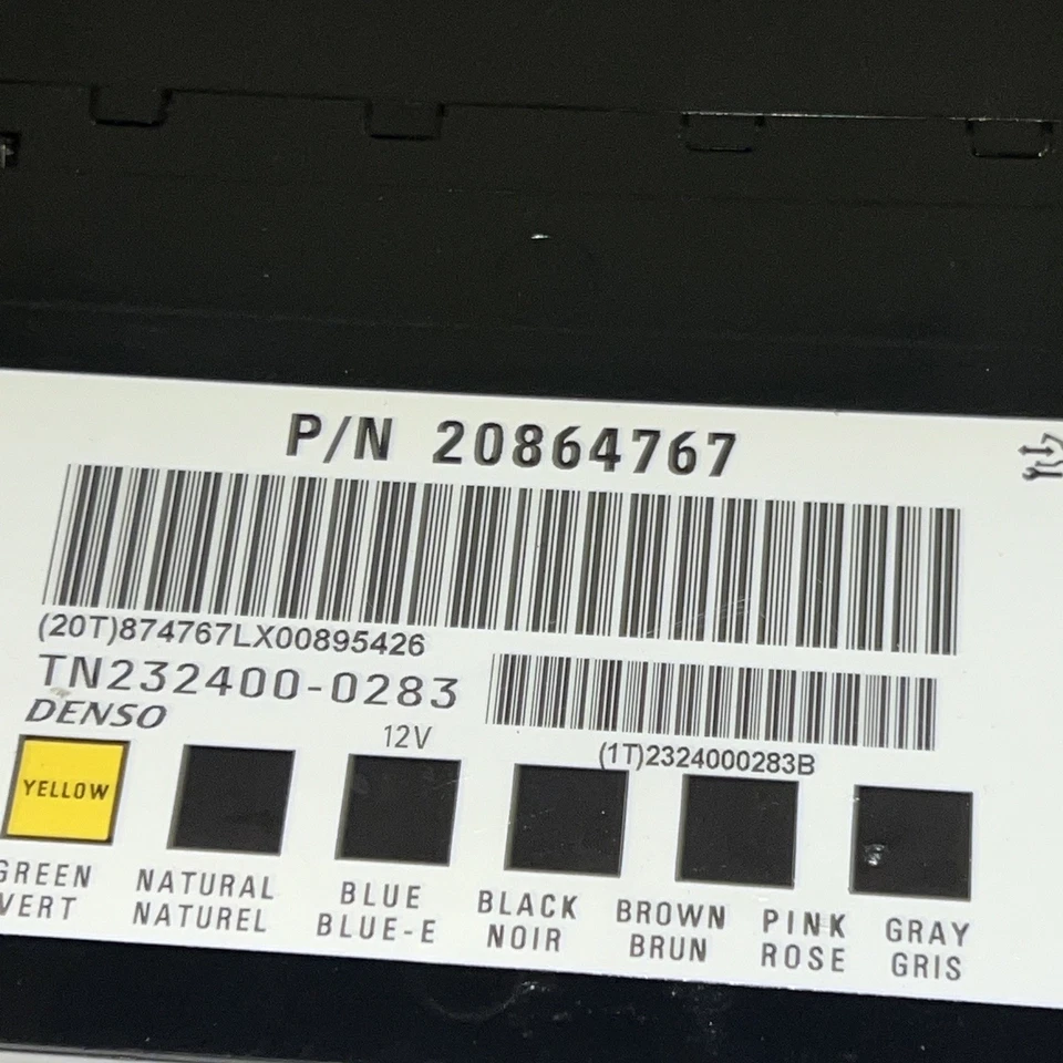 2007-13 GM Body Control Module Programmed To Your VIN BCM 20864767 - Image 2 of 2