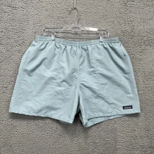 Patagonia Baggies Shorts Mens XL Light Blue 5in Lined Trunks Quick Dry 57021