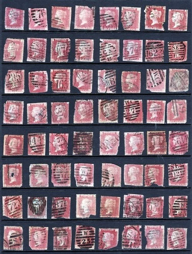 GB Stamps Queen Victoria  72  Penny Reds  Just Too Old to Waste