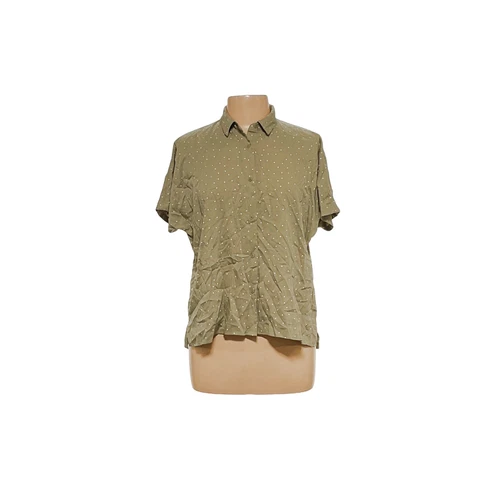 Uniqlo Green Button-Up Top - Picture 1 of 4