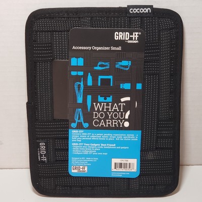 Cocoon Grid-It Multi Accessory Gadgets Organizer Small CPG7BK Black 9x7 New