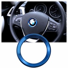 Blue Logo Emblem Ring Cover For Bmw 1 3 4 5 7 Series X1 X3 X5 X6