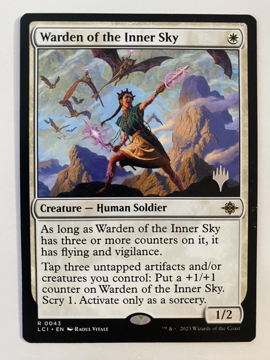Warden Of The Inner Sky *PROMO* LCI MTG NM/MT PW Stamp Comb Ship  -TCGshowcase- | eBay