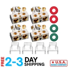 Durable Car Battery Terminal Connectors with Safety Insulation - Top Post Design