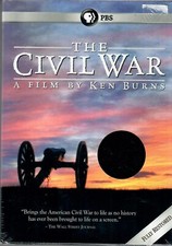 THE CIVIL WAR DVD: A Film by Ken Burns. Sam Waterson, Morgan Freeman. NEW. FS