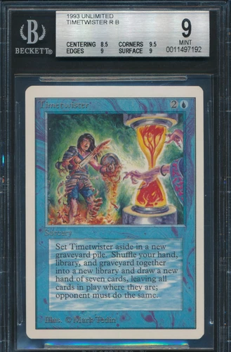 Unlimited Timetwister BGS 9 Graded Magic MTG (7192) -magicgraders-