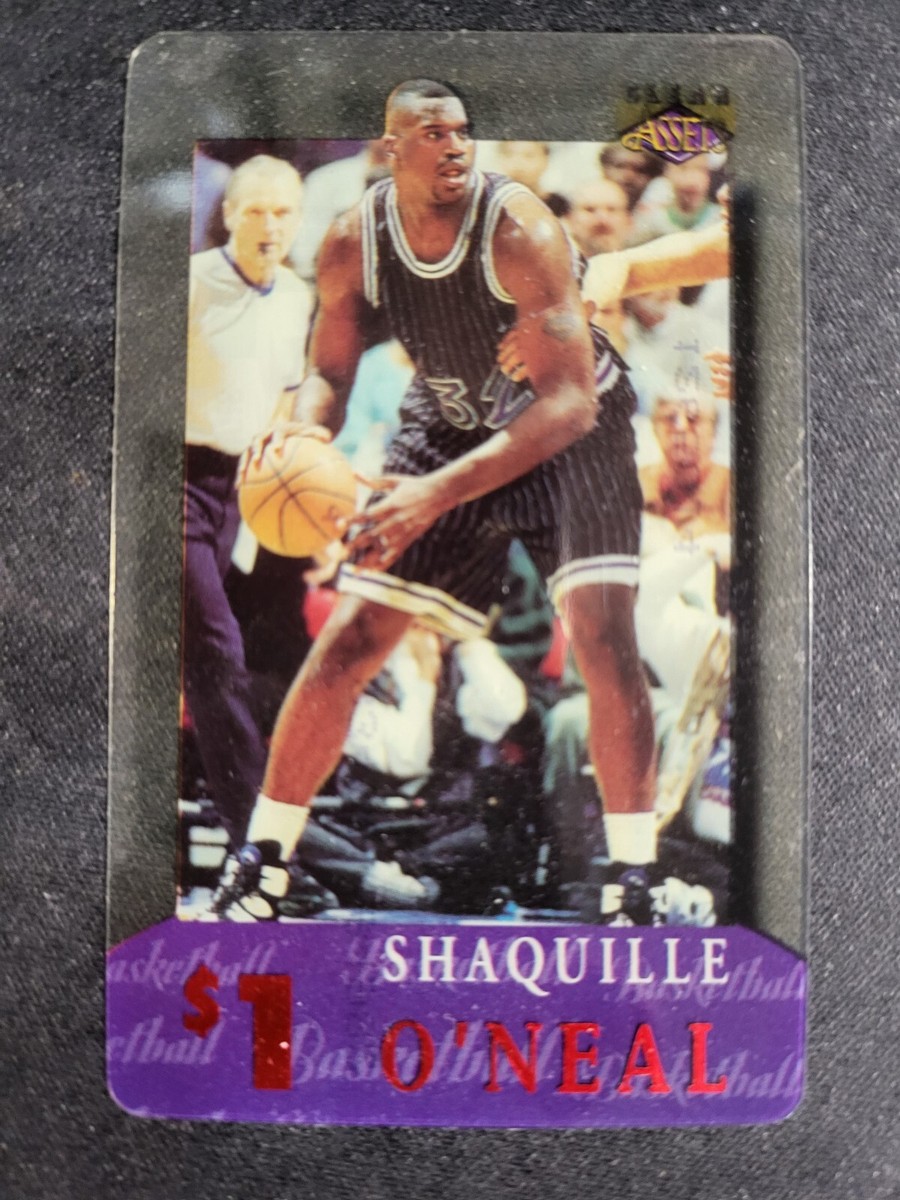 1996 Classic Clear Assets Shaquille Oneal Shaq $1 1 OF 30 PHONE