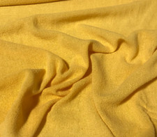 GOLDENROD YELLOW Hand Dyed Raw Silk Gauze NOIL Fabric