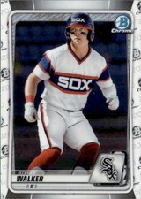 2020 BOWMAN CHROME PROSPECT CHICAGO WHITE SOX - STEELE WALKER #BCP-176