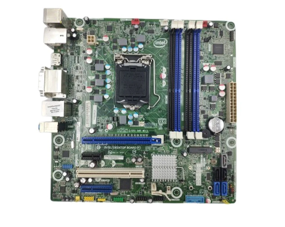 INTEL DQ77MK Micro ATX 4 slot ram DDR3 Socket lga 1155 scheda madre motherboard - Immagine 3 di 4