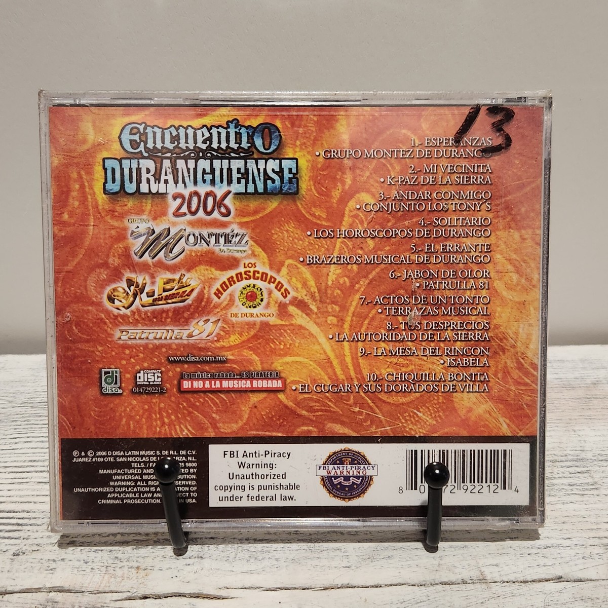 Encuentro Duranguense 2006 Various Spanish Artists Cd NEW SEALED 