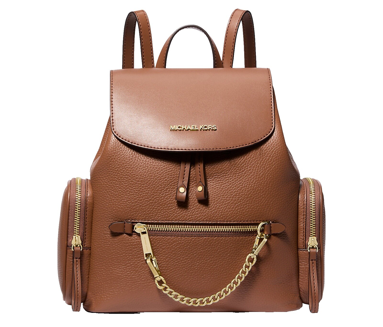 Michael Kors Harrison Large Backpack Tan & Brown Michael Kors - Harrison Medium Saffiano Leather Flap  main image 3