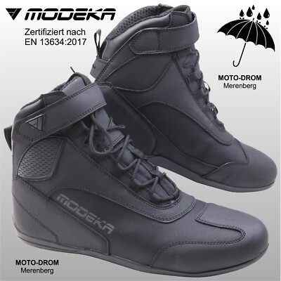 -22% Modeka leichte kurze Schnürstiefel Kumani wasserd. Motorradstiefel UVP99,90
