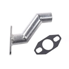 32-40mm Silver Offset Intake Manifold w/Gasket For 49cc 66cc 80cc Motorized Bike