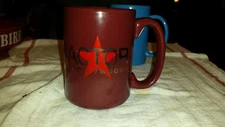 Hollywood Actor Maroon Coffee Tea Mug Cup Red Star M Ware China