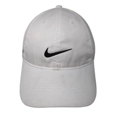 Nike BrightSign Strapback Hat White One Size Adjustable Heritage86 Dri-Fit
