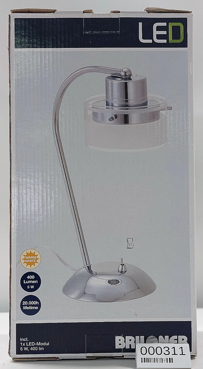 Briloner LED lampada da tavolo 1 luce, 7,5 W, 550 LM, 1 X LED modulo 7338 | Leroy Merlin