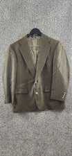 Hillhouse Ltd Brown Wool Tweed Sport Coat Suit Jacket Single Breasted Men's 44