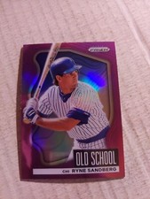 RYNE SANDBERG 2022 PRIZM OLD SCHOOL PURPLE PRIZM No.OS-4 CHICAGO CUBS 