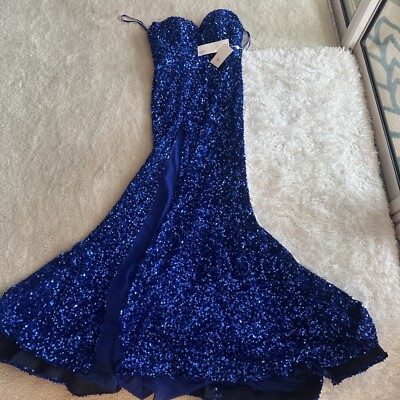 NWT original portia & scarlett PS22348 SZ 8 Prom Party Blue Sequin dress cobalt | eBay NWT original portia & scarlett PS22348 SZ 8 Prom Party Blue Sequin dress cobalt | eBay