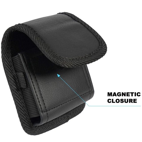 Funda para Samsung Galaxy Z Flip 6 5 4 3 5G de cuero vegano con clip para cinturón - Imagen 4 de 11