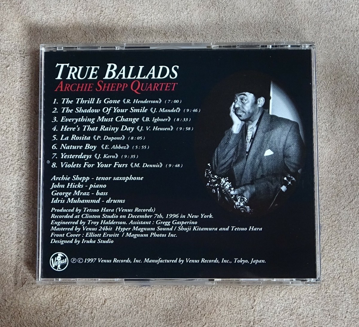 GOLD CD) Archie Shepp Quartet 『True Ballads』 国内 アーチー