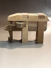 Kumiki 3D Słoń Mózg Teaser Drewniane Puzzle