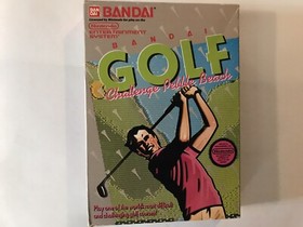 NES Bandai Golf Challenge Pebble Beach Nintendo Entertainment System 1989 CIB