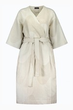 Marimekko Lokki Aamutakki Bathrobe Jacket Coat Size S/m Oversize Belted New